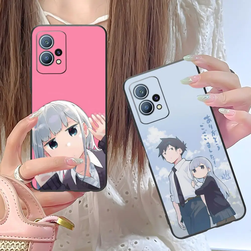 

Hakarenai Aharen Reina Phone Case for Huawei P60 P50 P40 P30 P20 P10 P9 P8 Pro Lite Plus Black Cover Cellphones Smartphone