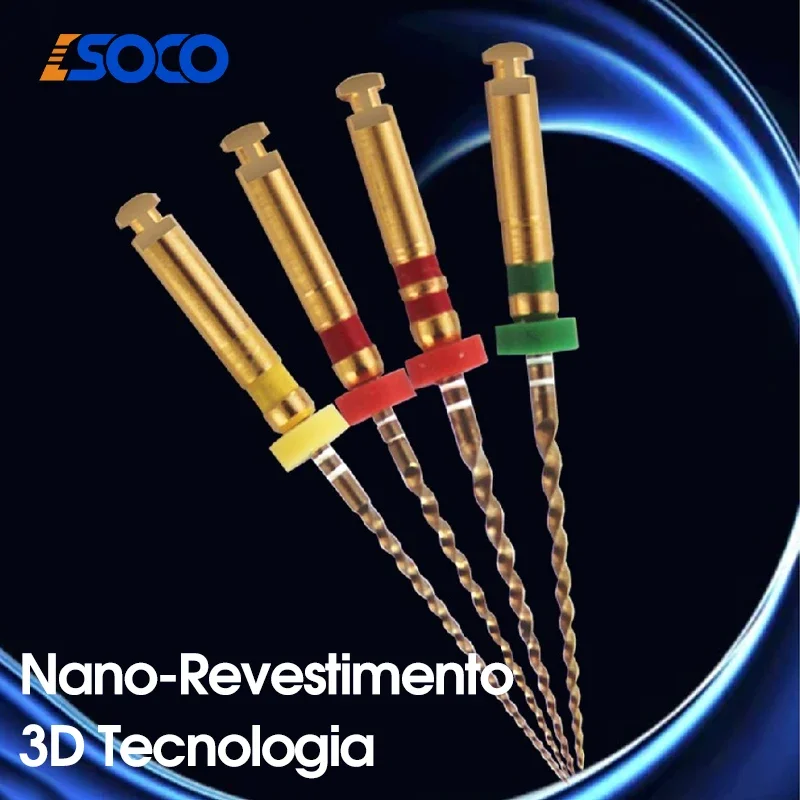 COXO SC-PRO Root Canal File Heat-Activated Rotary Nitinol Tooth Pulp Files Thermally Activated Nickel-Titanium,Anti-breaking