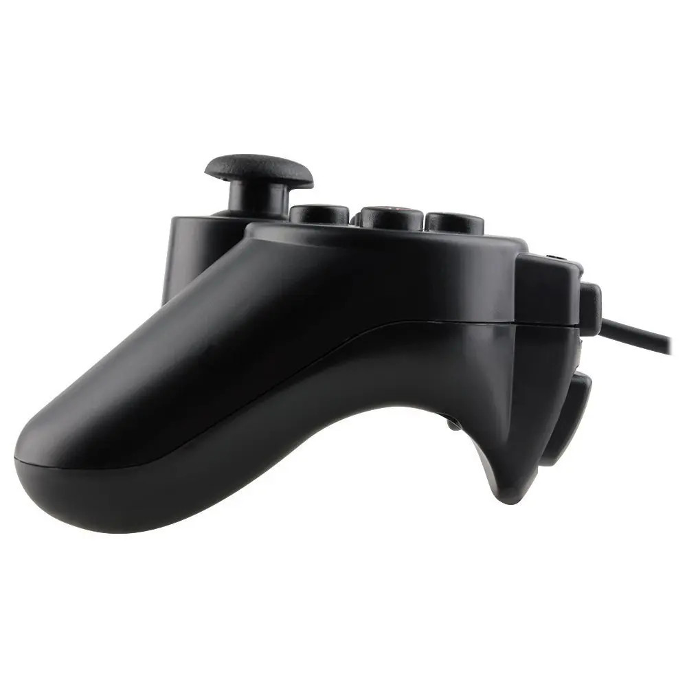 Wired Vibration Game Controller for Sony PlayStation 2 PS2, Single Vibration Gamepad Joystick