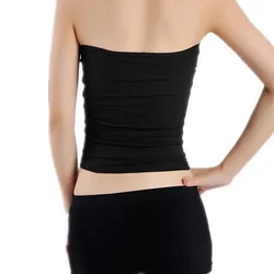 Women's Fashion Basic Layering Stretch Plain Solid Breathable Bralette Strapless Bra Tube Top Seamless Sleeveless Tee