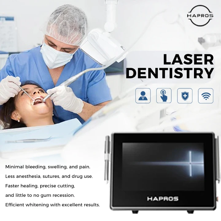 2025 New Design Multi-band 450nm 810nm 940nm 980Nm Multifunctional Laser Dental Soft Tissue Laser Teeth Whitening Machine