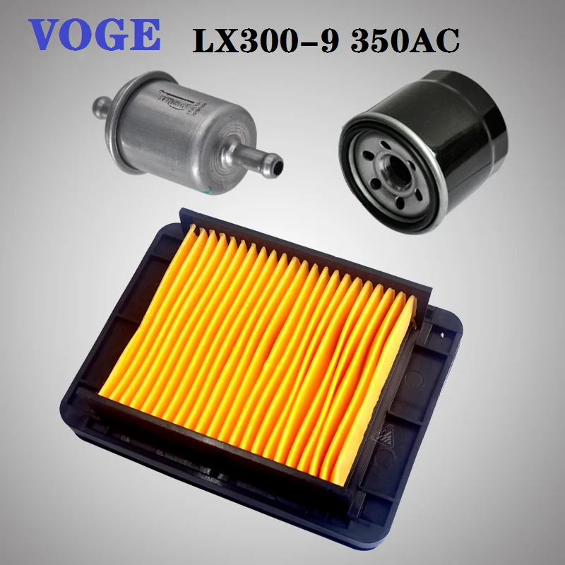 

Suitable for Longxin VOGE motorcycle LX300-9 350AC original air filter oil filter gasoline filter fuel filter element grid