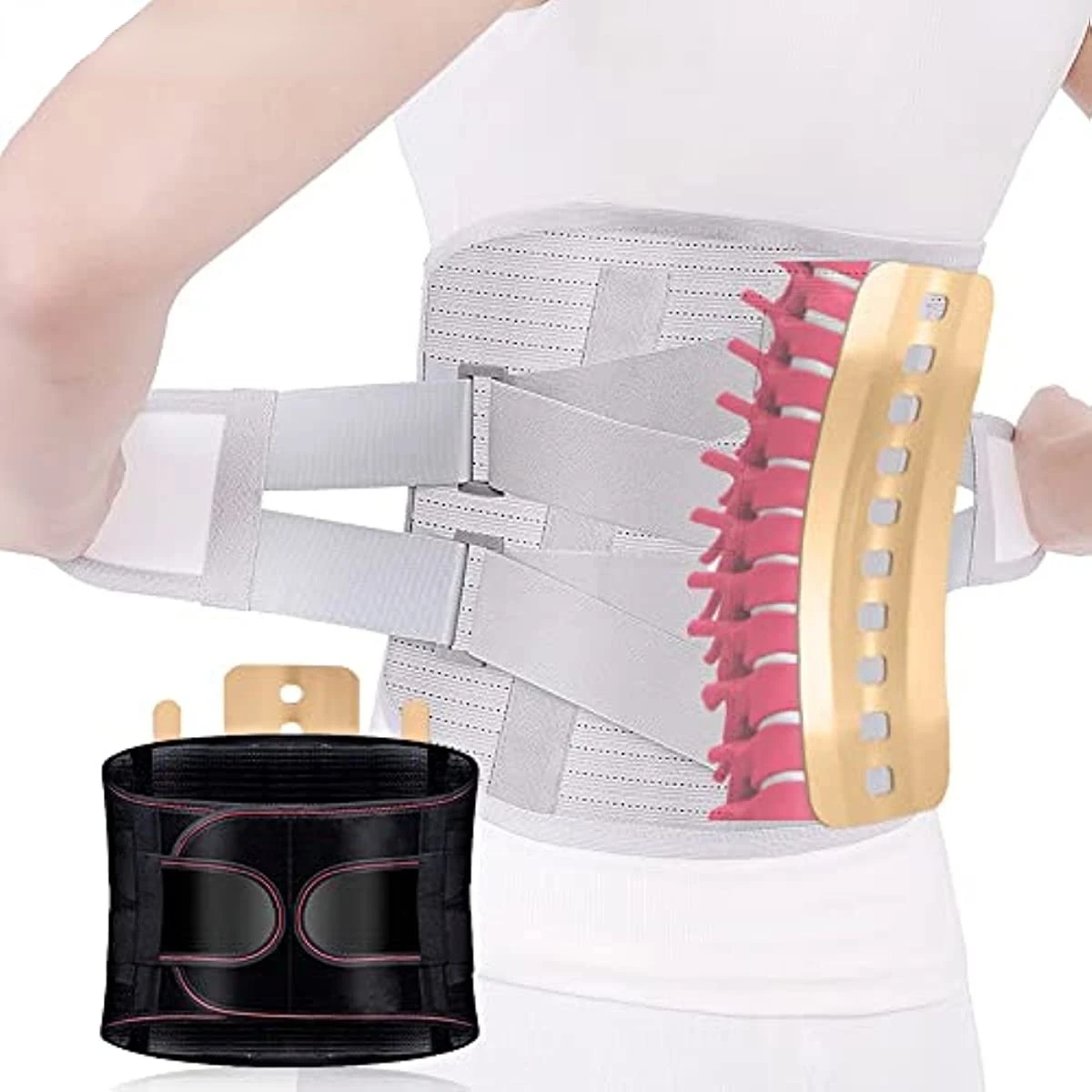Support Belt Disc Herniation Orthopedic Strain Pain Relief Corset For Back Posture Spine Decompression Brace Dropshipping