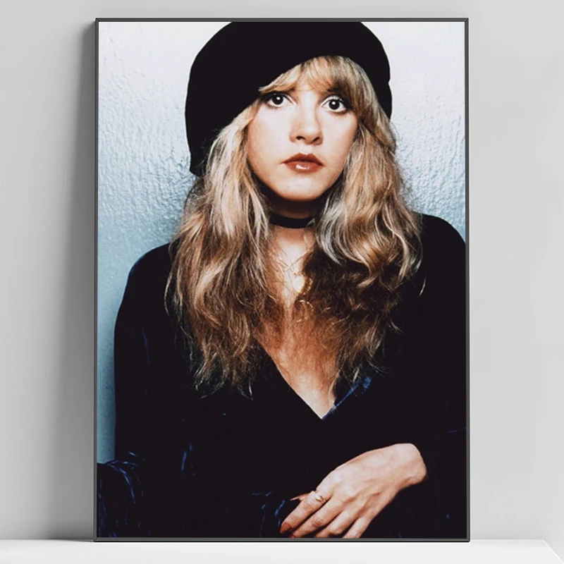 American Rock Singer Stevie Nicks Poster Decoration Home Decorations Painting on Canvas Posters for Wall Decor Print Art Bedroom