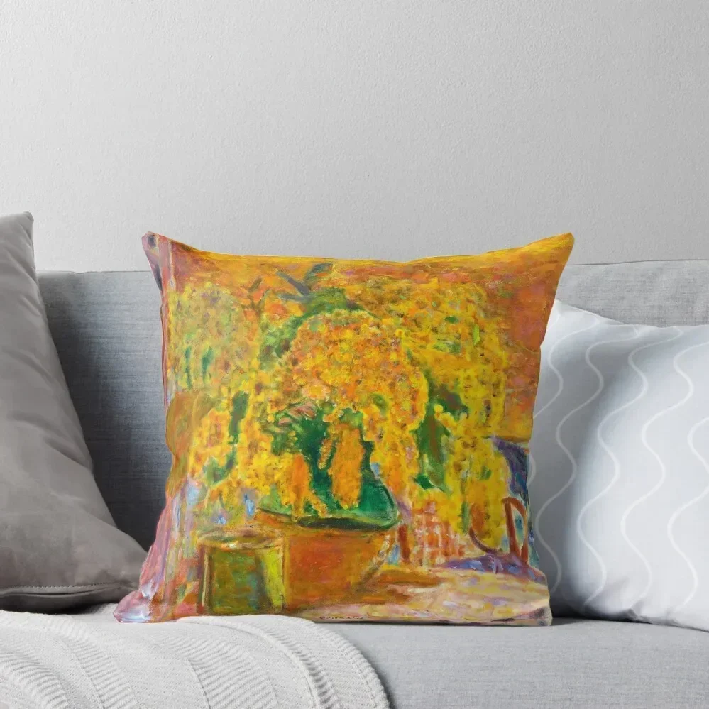 

Pierre Bonnard - Bouquet de Mimosas Throw Pillow Decorative Sofa Cushions Pillowcases For Pillows Christmas Pillow Cases pillow