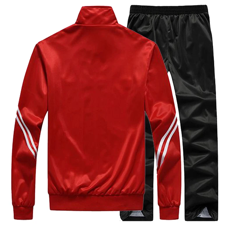 New Sportswear Men\'s Two-piece Jacket+pants Clothing Set Casual Training Sportswear Men\'s Basketball Sports Set