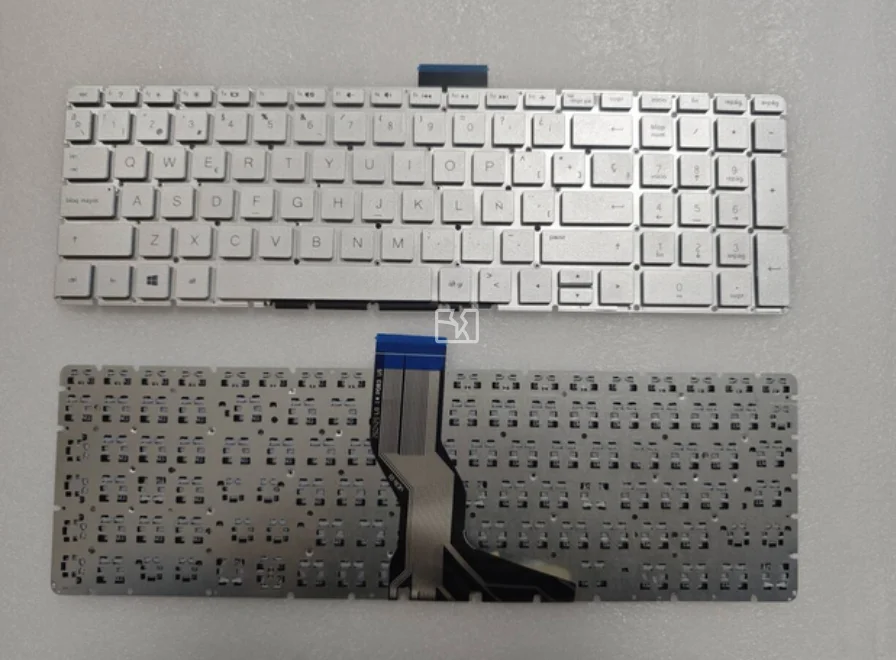 Spanish keyboard For hp 15-CC 15-BS 15-CB 15-BW 15-CK 15-CD 15-BU 15-BD TPN-C129 C130 Q191 Q193 silver