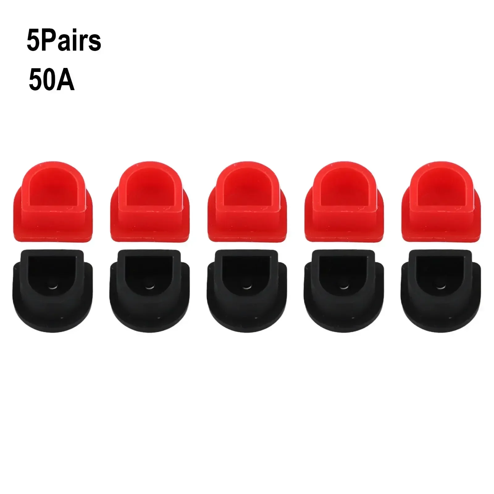 10PCS FOR Anderson Plug Connector Waterproof Fixed Plug 50A-350A Red Black Positive Negative Power Connector Fixed Plug