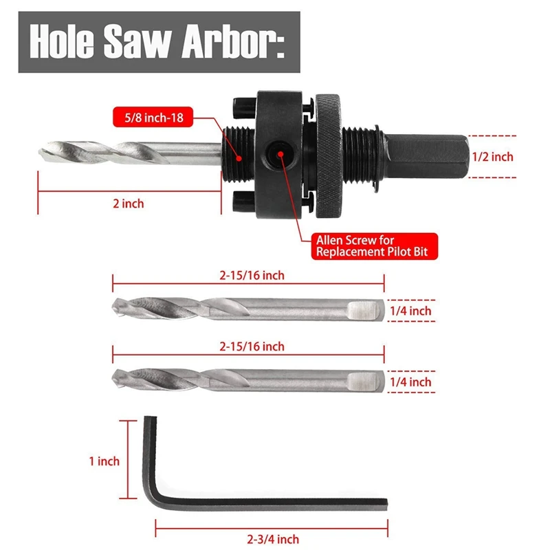 เครื่องมือตัดโลหะ 6-3/8 นิ้ว - ความลึกของการตัด 38 มม. HSS Bi-Metal Hole Cutter สําหรับไฟแบบฝัง, ตัดไม้, drywall