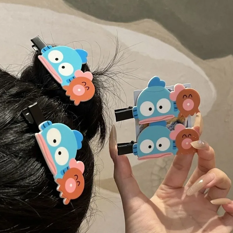 

Kawaii Hangyodon Sanrio Student Cute Cartoon Funny Hairpin Children Make Weird Hair Decorations Hairpin Christmas Gifts for Kids