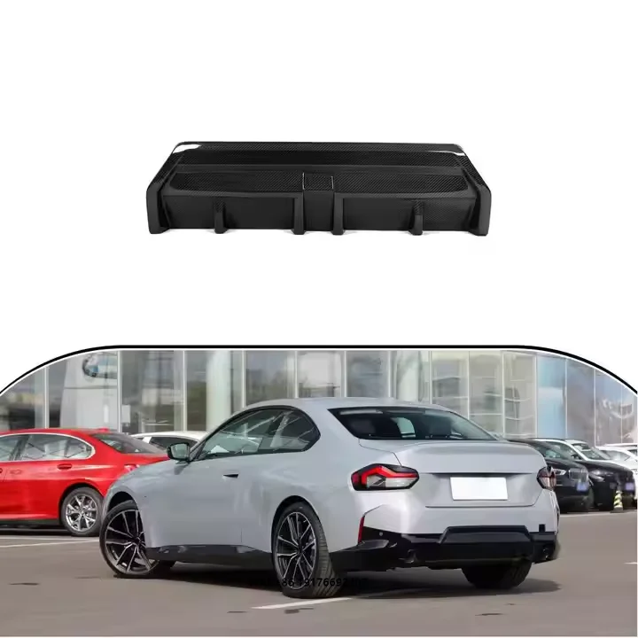 

Carbon Fiber Rear Bumper Diffuser Lip Spoiler forBMW 2 Series G42 M Sport M235i M240i 220i Coupe 2022 2023