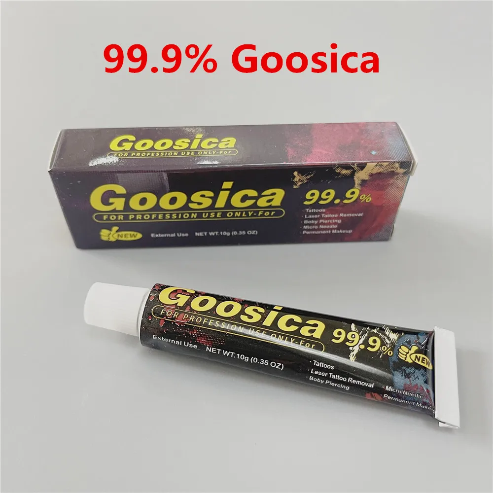 Wholesale 99.9% Goosica Before Tattoo Cream for Permanent Makeup Microblading Piercing Eyebrow Lips Supply 10g