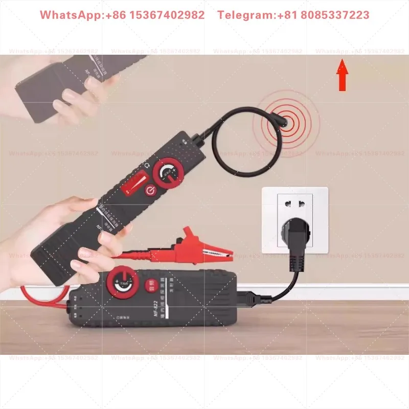 NF-822 wall wire breakpoint detector multifunctional strong current line finder 220V dark wire detector