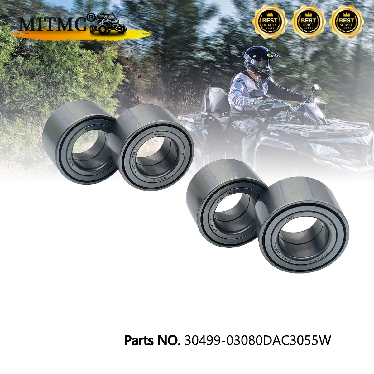 

DAC3055W CF 500 800 Hub Bearing Rims Repair CF CF188 HISUN 500 700 UTV ATV 4X4 BUGGY GO KART Parts 30499-03080 QUAD