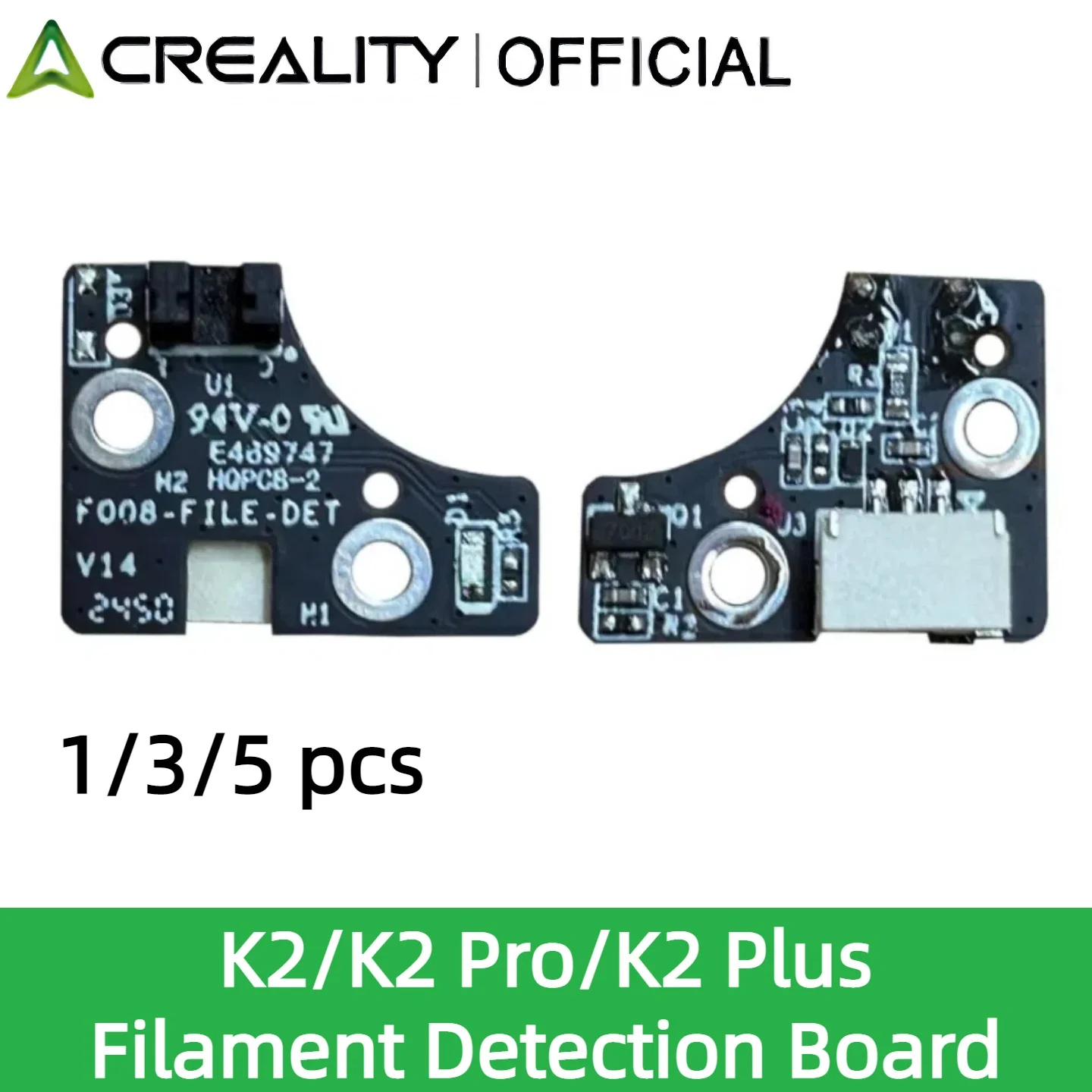 

Официальный модуль обнаружения разрыва материала Creality K2 Plus, фотоэлектрический датчик разрыва нити без провода для 3D-принтера K2 Plus