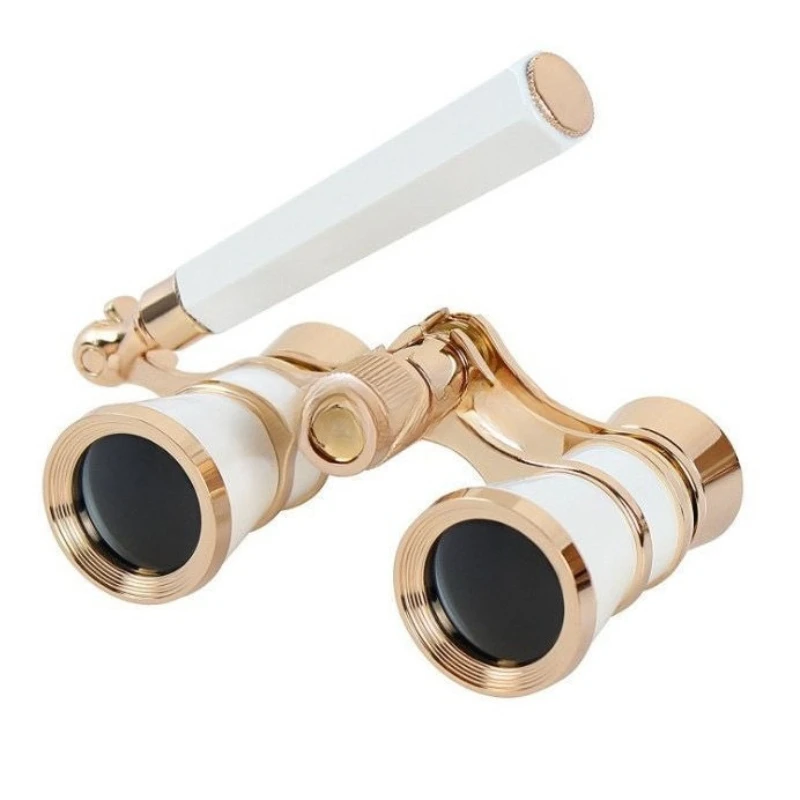 

Outdoor binoculars lady watch drama high definition portable retro fashion mini gift gold-plated belt handle
