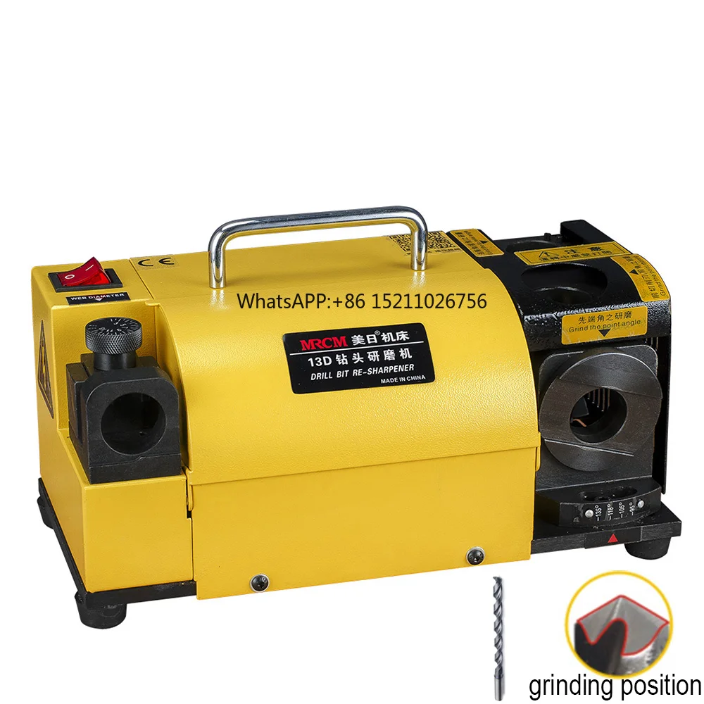 MR-13D Improve Sharpness of Drill Point Drill Bit Sharpening Machine,Mini Grind Tools,manual Grinder