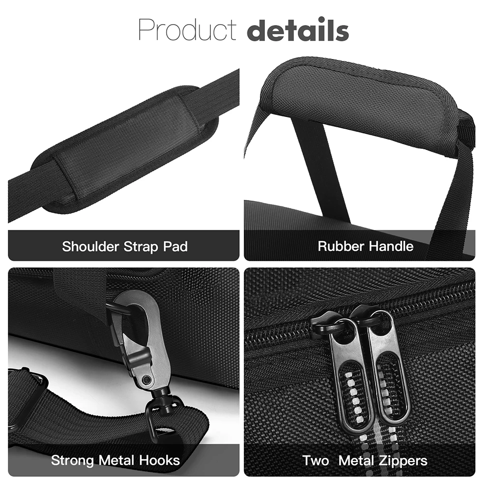 Power Station สําหรับ Anker SOLIX C1000 แบบพกพา Power Station กระเป๋าถือกันน้ํา Anti-DROP กระเป๋าพร้อมสายคล้องและที่จับ