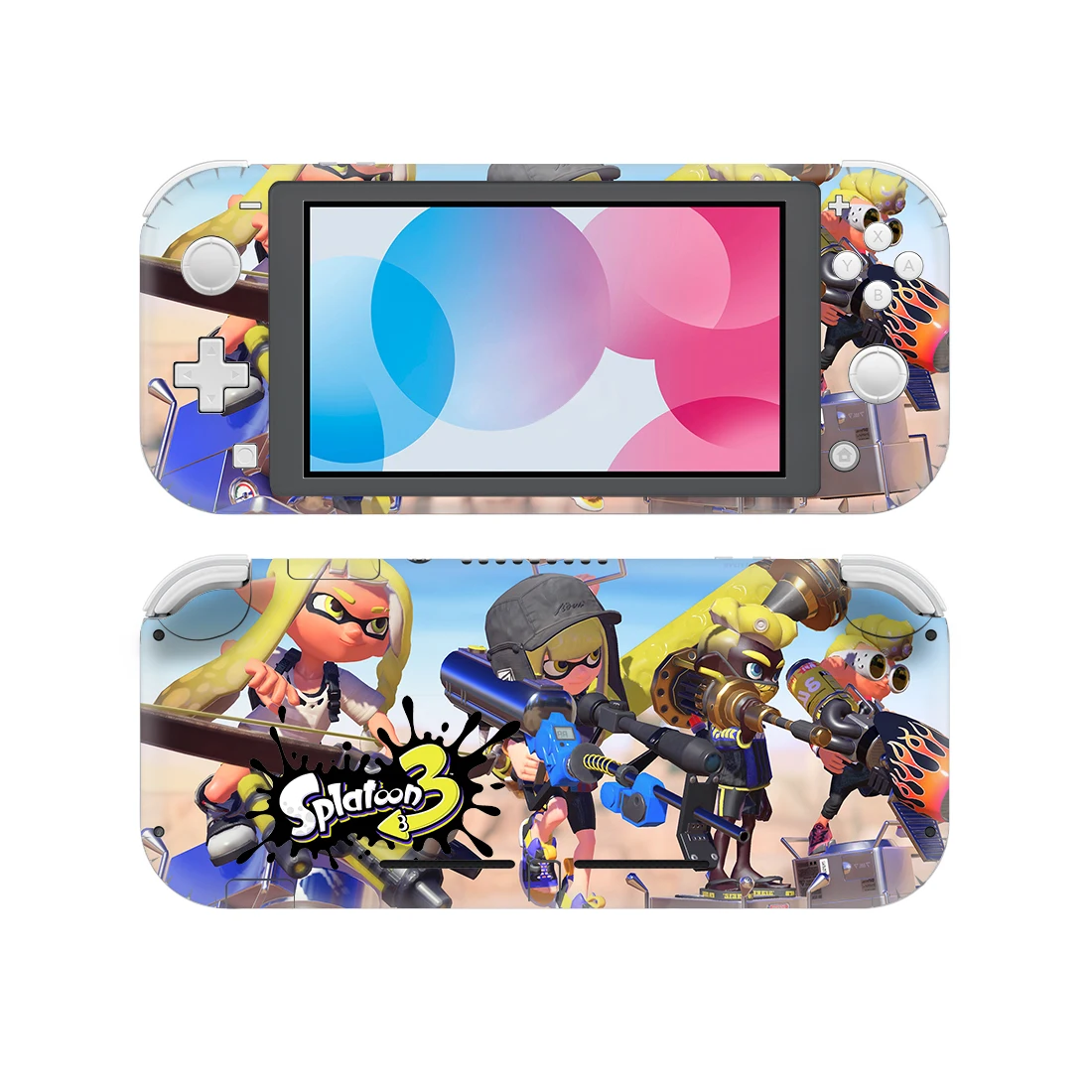 Splatoon 3 NintendoSwitch skórka naklejka naklejka pokrywa dla Nintendo Switch Lite Protector przełącznik do Nintendo Lite skórki