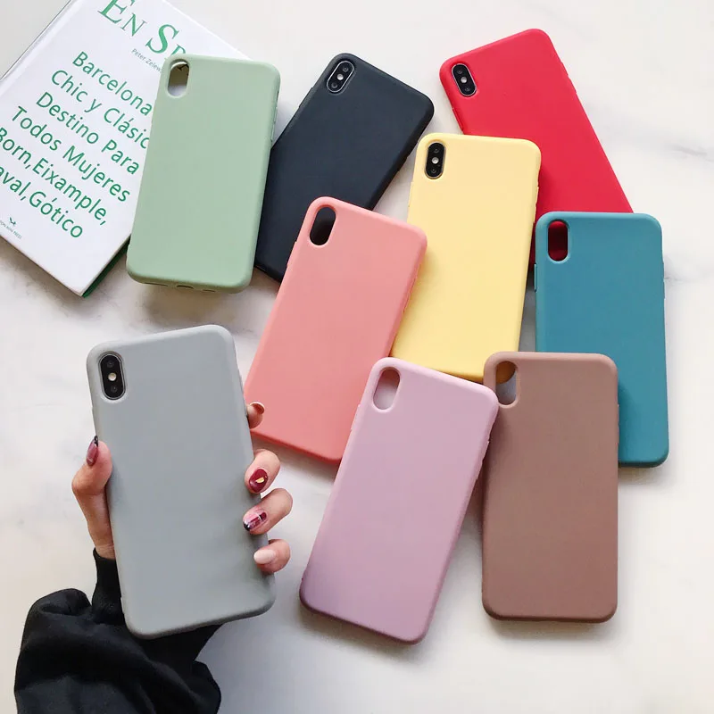 TPU Handyhülle für iPhone XR X XS Max 11 12 13 Pro Max mini Luxus Soft Candy Cover für iPhone XR XS X 6 6S 7 8Plus Hülle – Detail 12