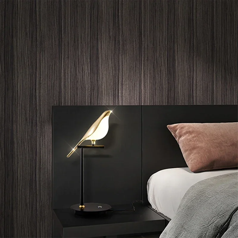 مصابيح أرضية LED بتصميم إسكندنافي مع إضاءة مكتب طاولة لإضاءة الطيور لغرفة النوم وغرفة المعيشة