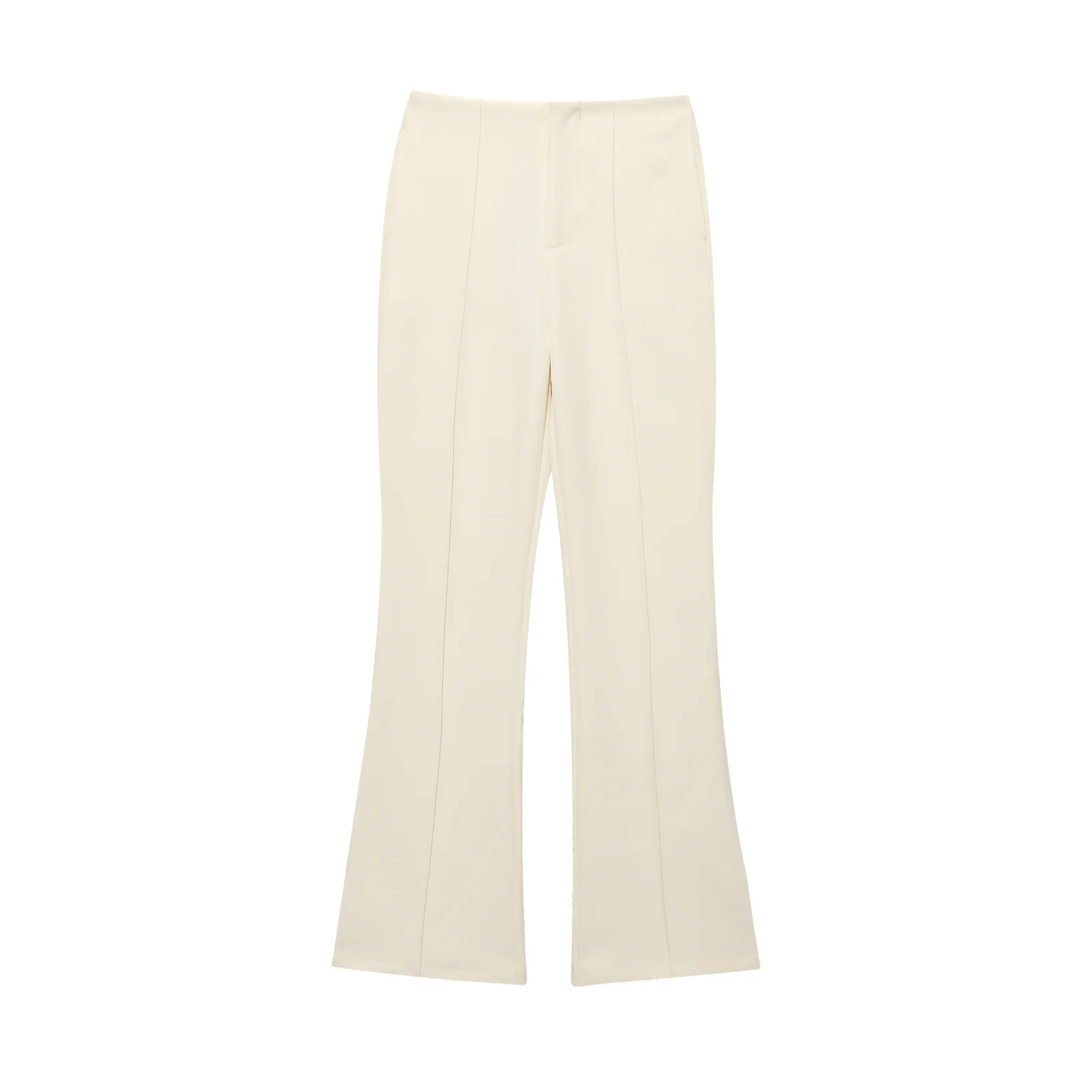 

ZBZA Spring New Women's Faion Series Double Button Suit Jaet Long Sve Button up Sle Two Piece Set Long Pants