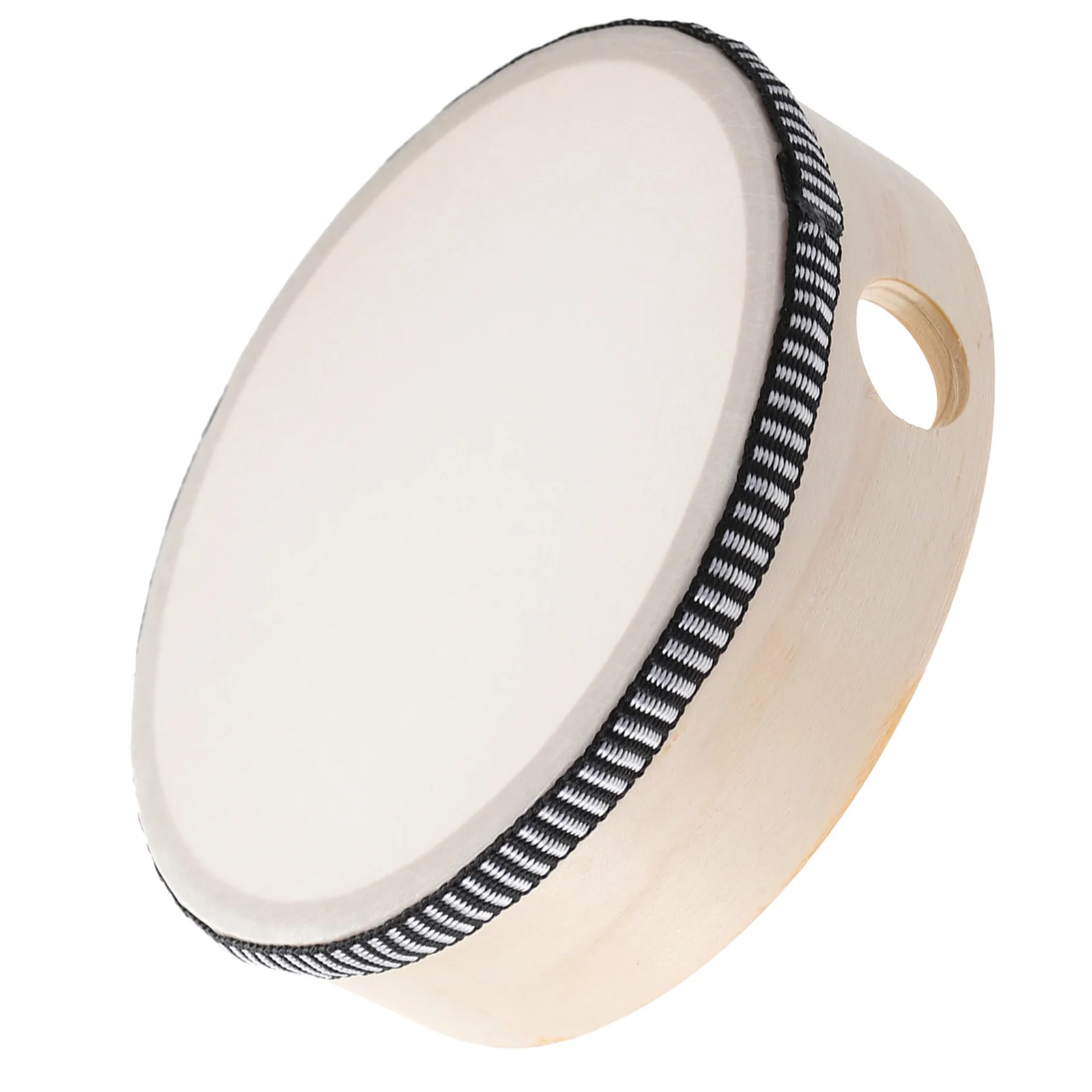 

Early Educational Wooden Tambourine Small Size Handheld Orff Percussion Musical Instrument Party Games Montessori Music