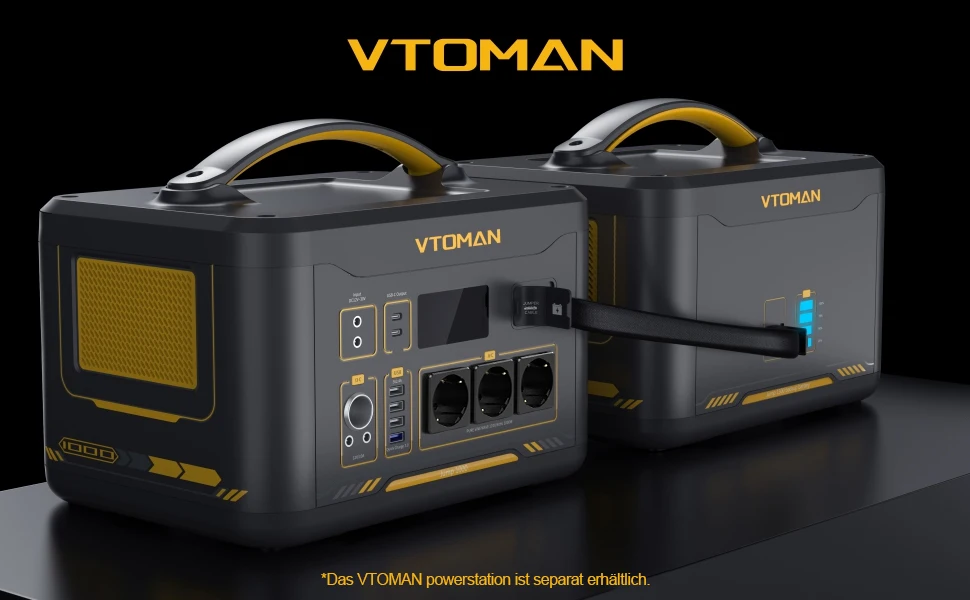Detalle de conexión batería extra VTOMAN Jump