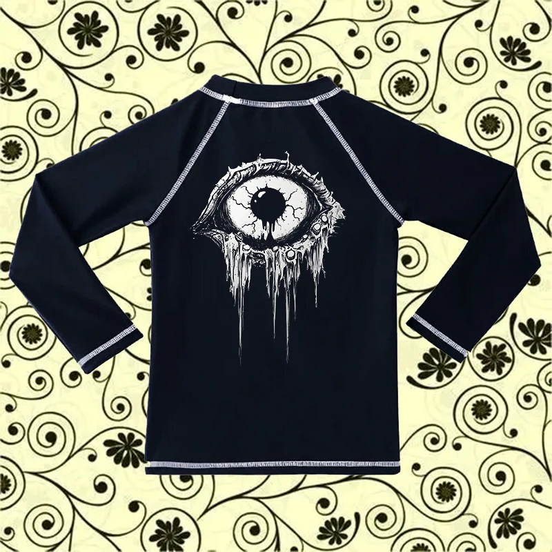 Y2k Punk Streetwear Harajuku Vintage Top Goth Creative Eye Pattern Print T-shirt Women Fashion Trash Casual Loose Versatile Tees