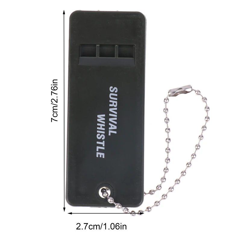 3 قطعة 3-تردد عالية ديسيبل صافرة المشي لمسافات طويلة في الهواء الطلق بقاء أداة تخييم الطوارئ متعددة الوظائف زلزال الإغاثة صافرة #6