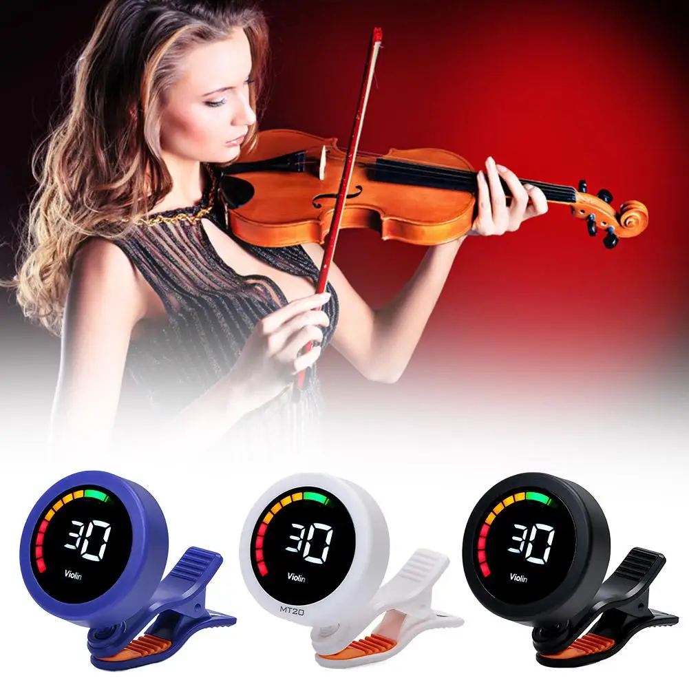 موالف الجيتار شاشة ملونة موالف لوني مع ملحقات كليب موالف القيثارة جبل الغيتار الكمان باس عرض Y9p6