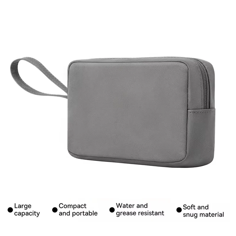 Travel Phone Waterproof Portable Bag Zipper Organizer For iPhone 15 Pro Max Earphones Power Bank Cable Charger Storage Pouch Bag