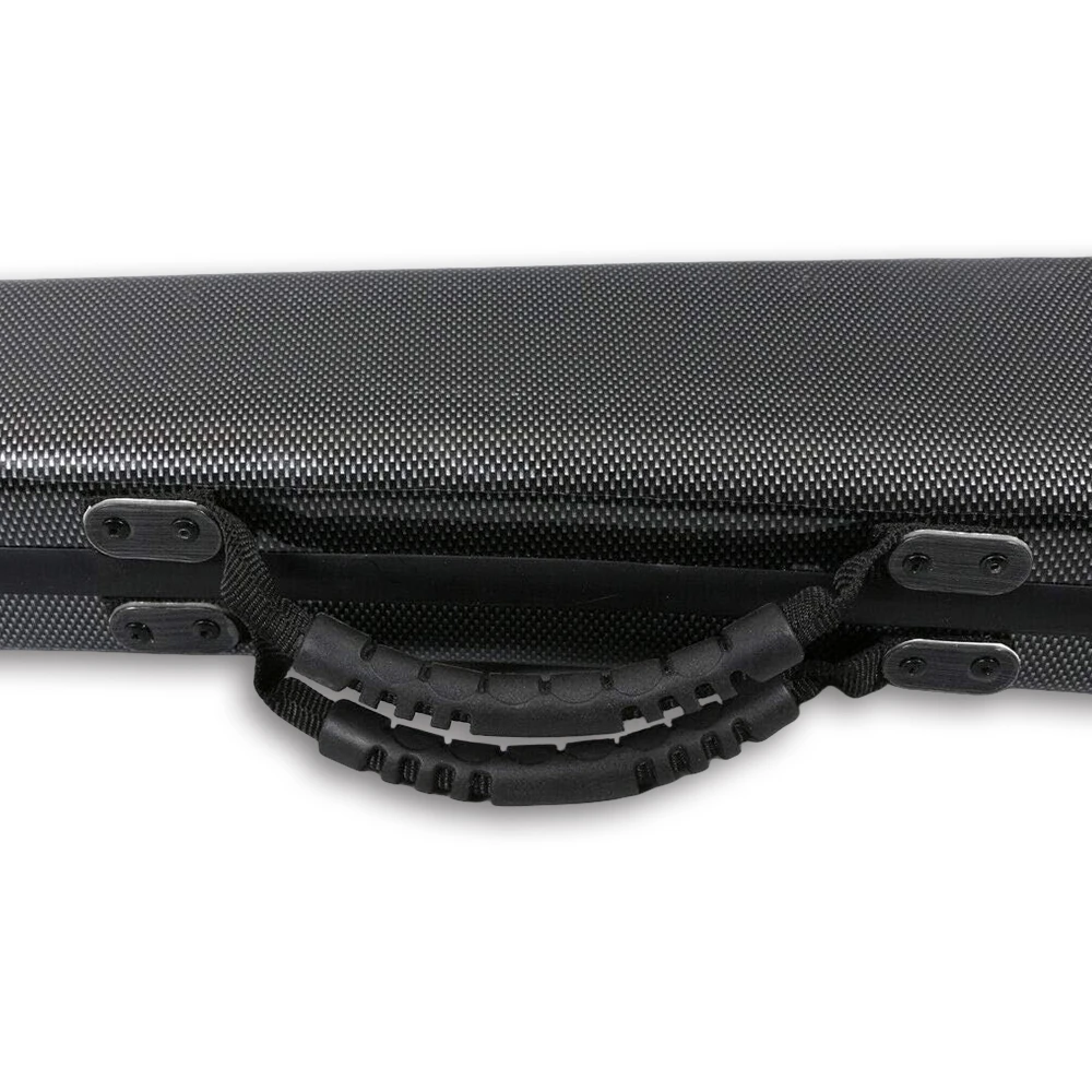 New Durable Bass Bow Case Carbon Fiber Hard Shell Bow Box Hold 2 pcs Strong Lightweight removeable strap