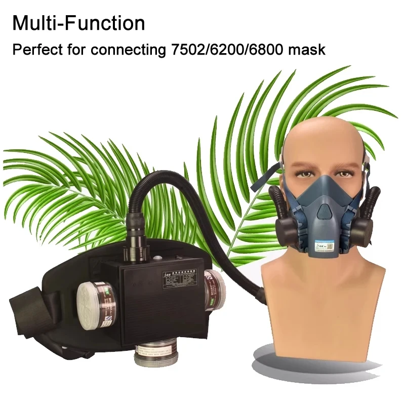 40mmY-Type Respirator Airway Tube Connection Hose Breathing Pipe Gas Mask Airway Mask For 6200/7502/6800 Filter Canister Adapter