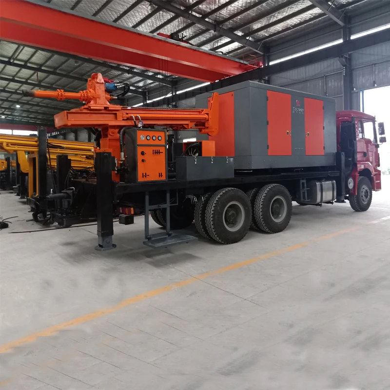 Diesel Water Well Drilling Portable Rotary Head Well Drilling Machine deep Rock Drill Rig Machine Crawler Drilling Rig