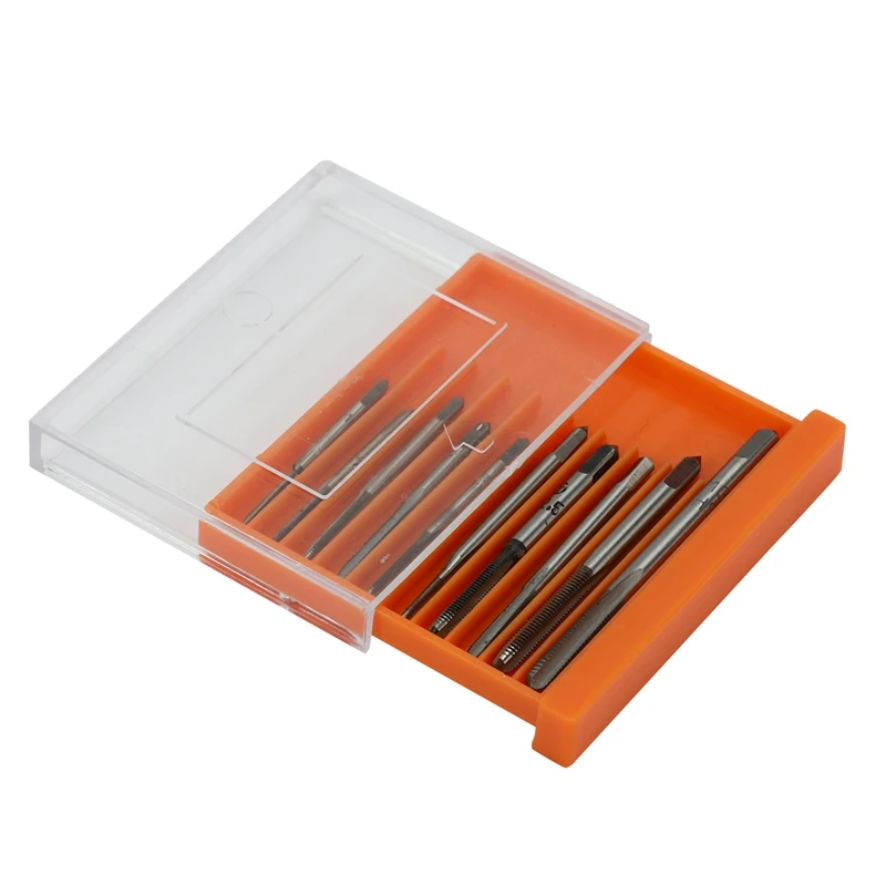 Minitaladro de rosca métrica HSS, 10 piezas, M1, M1.2, M1.4, M1.6, M1.7, M1.8, M2, M2.5, M3, M3.5, novedad