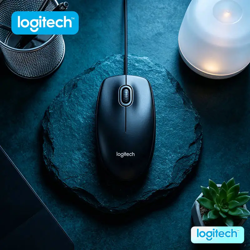 

Logitech M100R Wired USB Mouse 1000DPI Optical Tracking Lightweight Design for PC Laptop Office Home Travel and Play