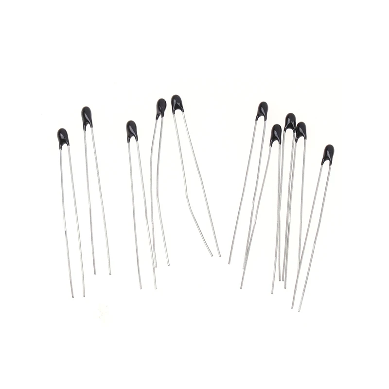 10Pcs Thermistor B3435 NTC-MF52-103F 10K Ohm 1% Temperature Sensor Thermal Resistor NTC Thermistor