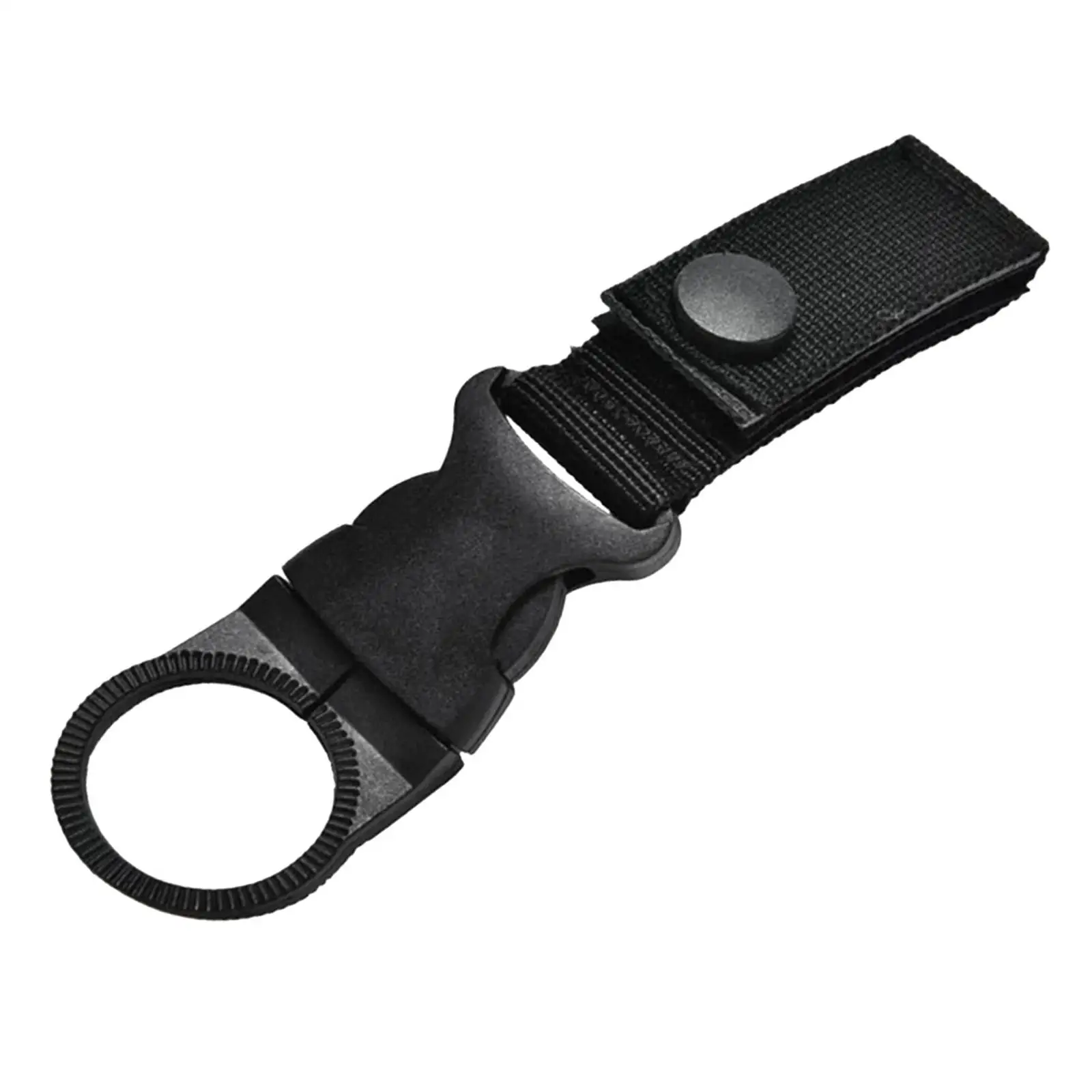 خطاف زجاجة بحزام من النايلون بإبزيم قابل للتعديل لحزام حقيبة الأدوات والمغامرات الخارجية