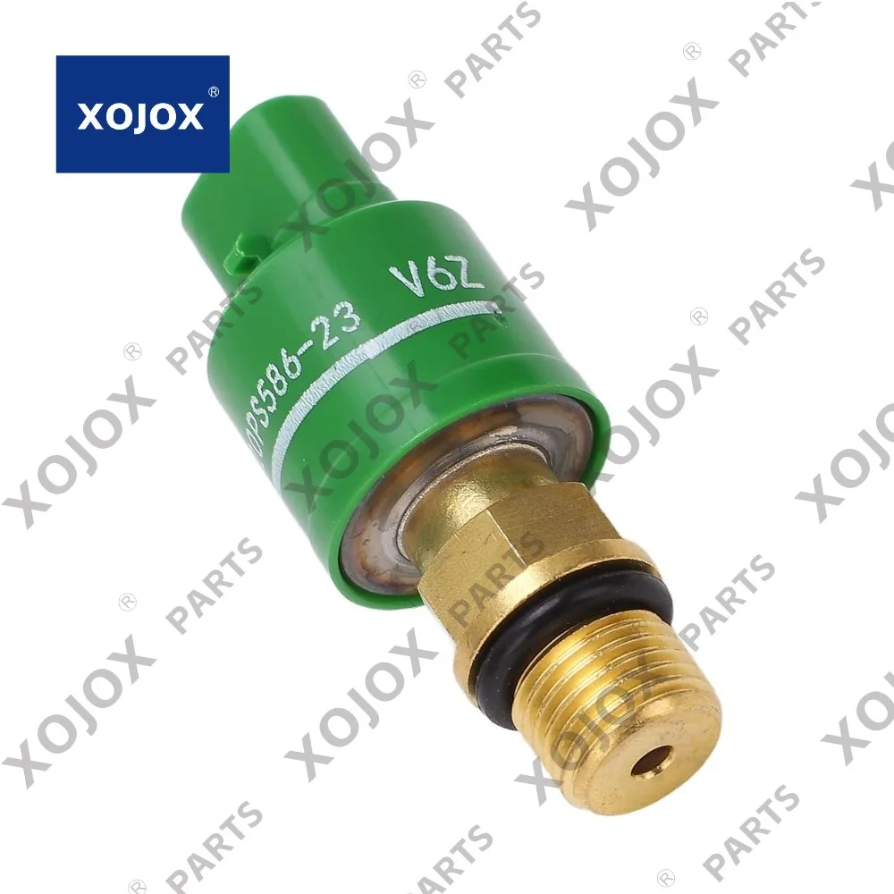 

XOJOX 2 Pin Excavator Pressure Switch 4380677 Brass High Sensitivity Pressure Sensor Replacement Excavator Accessories for EX 5