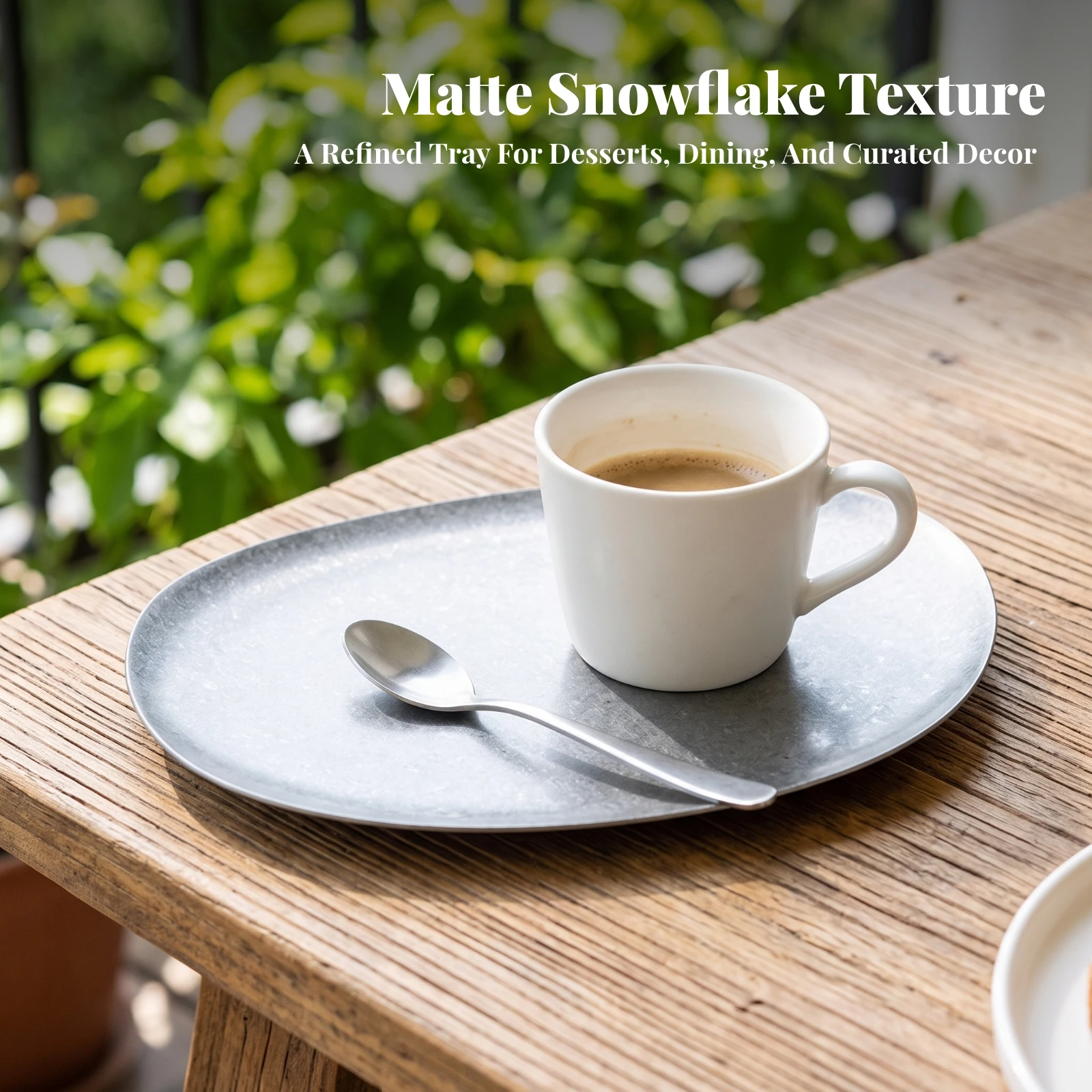 Stainless Steel Plate Shatterproof Square Dinner Plate Metal Serving Platter Long-Lasting Plates Sturdy for Hosts, Home Dining