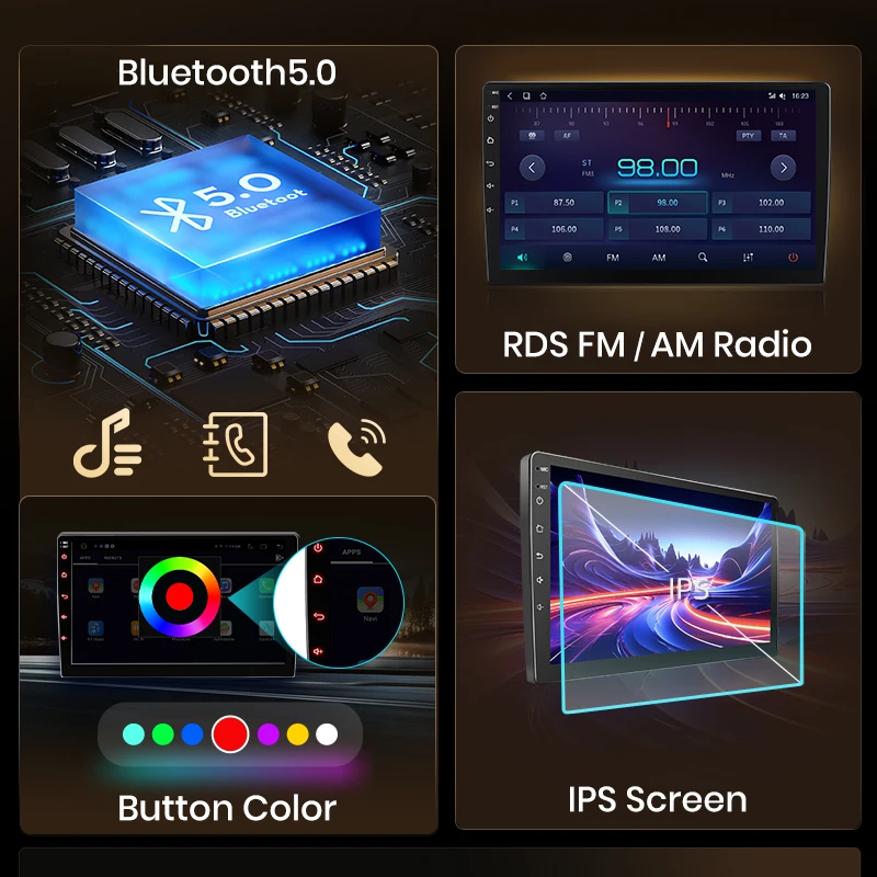 Radio para coche Junsun para BMW E46 M3 Rover 75, CarPlay inalámbrico, sistemas inteligentes Android Auto, pantalla táctil IPS, DSP, navegación GPS, WiFi, DAB+ RDS, FM/RAM, BT, SWC, Plug and Play, 2DIN, WiFi, 4G, estéreo multimedia 5