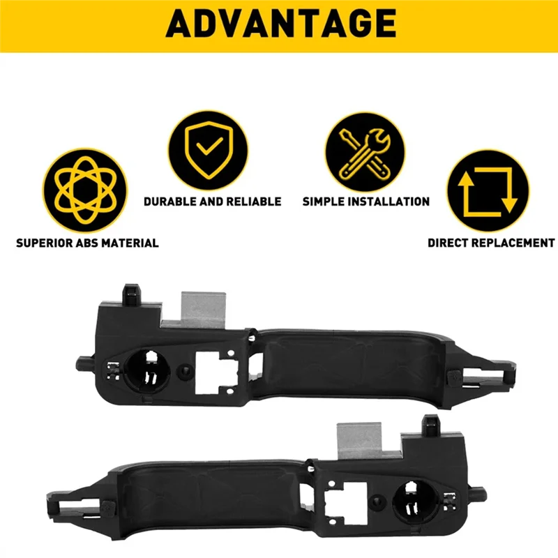

A99F-1Pair Front Door Handle Base For Ford Focus 2000-2007 FL:6S4Z-5426685-C FR:6S4Z-5426684-E Exterior Door Handle Base