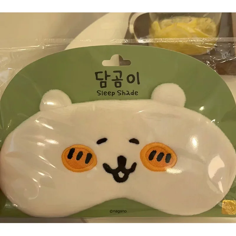 Schlafmaske mit niedlichem Bärenmuster, Verdunkelungs-Augenabdeckung mit abnehmbaren, kühlenden Gel-Pads, weich, bequem, für Damen und Herren, Stressabbau