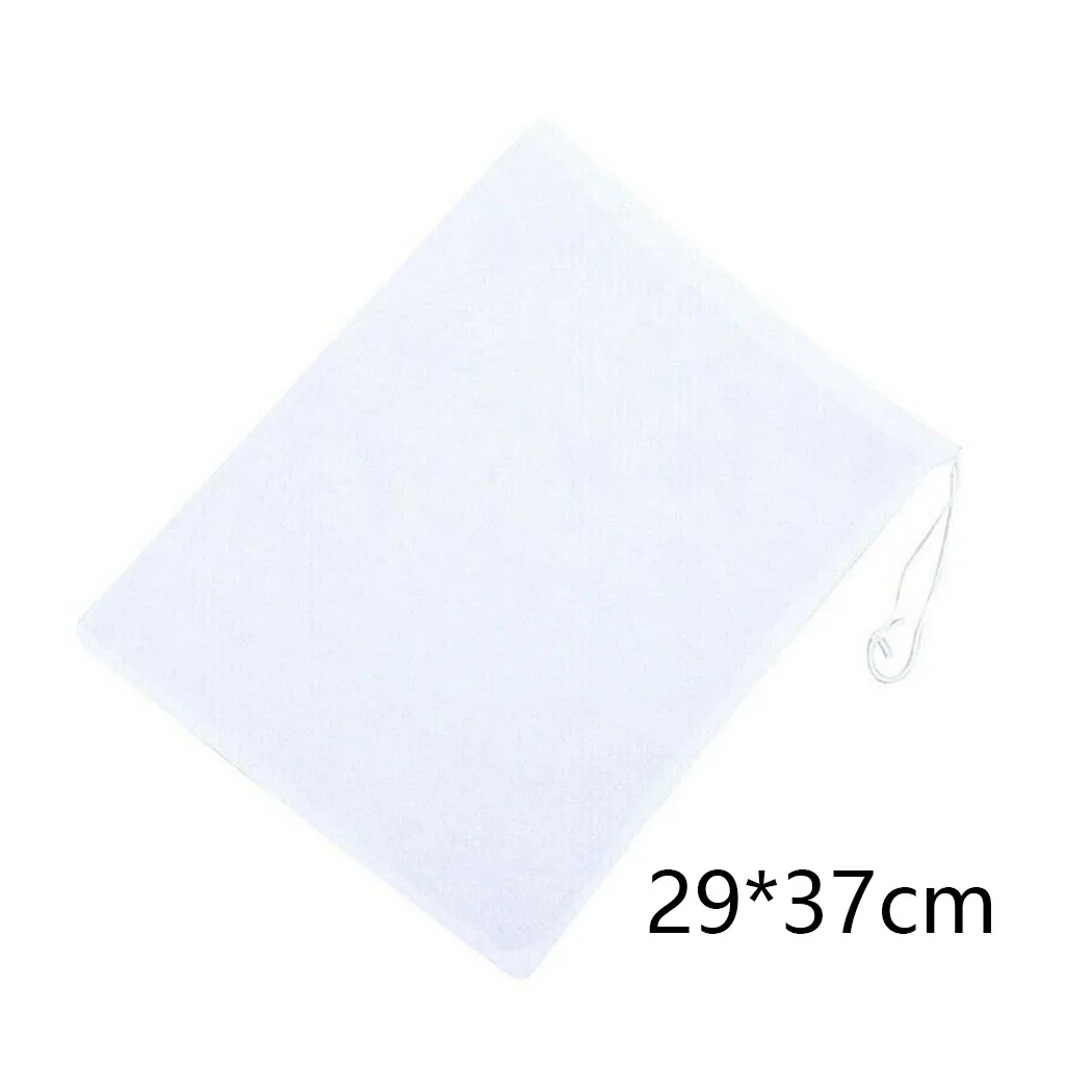 Drawstring Shoe Bags 20Pcs/Set 37*29cm Non-woven Cloth Portable Shoes Storage Bag White High Quality Practical