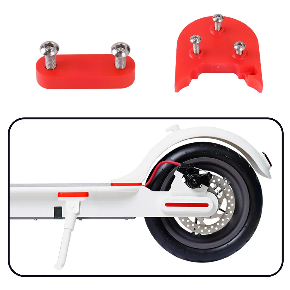 Modifica 10 pollici Parafango Posteriore Ruota Piede Supporto Spacer Staffa Kit per Xiaomi M365/Pro/1S E-Scooter Parafanghi Cavalletto Spacer