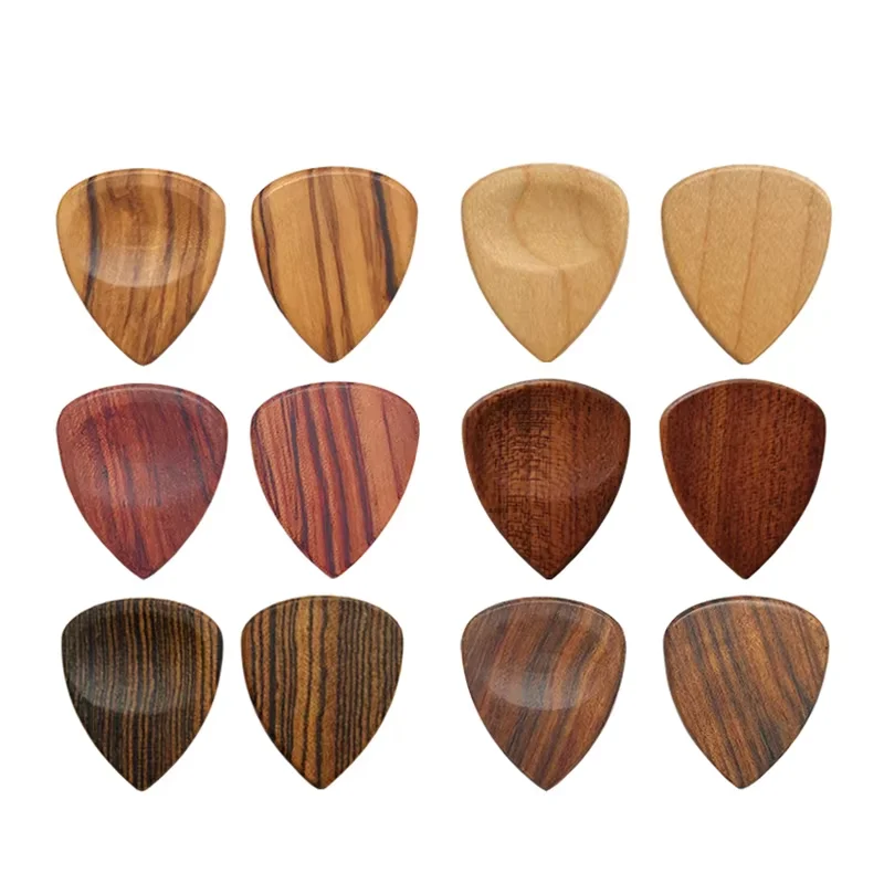 

STLF 2.3-2.8mm 100% Wooden Factory Price High Quality Blank Wholesale Wood Guitar Picks Support Custom Online Store Supplier