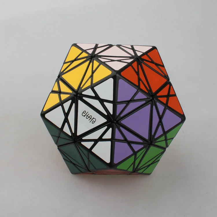 

Кубик Рубика MF8 Icosamate I Eitan Star Cube 3x3, черный корпус