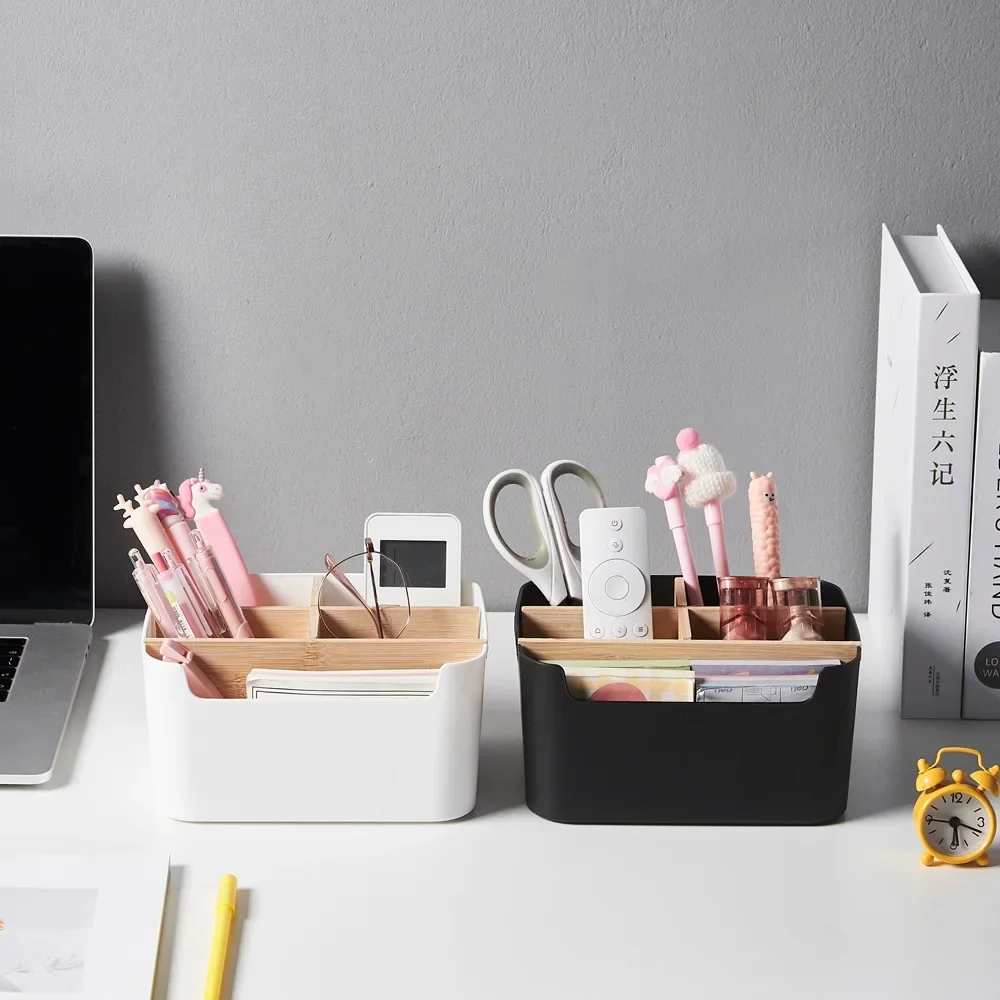 Multi-function Storage Box TV Air Conditioner Remote Control Organizer Practical Tissue Box Home Cosmetic Storage Box