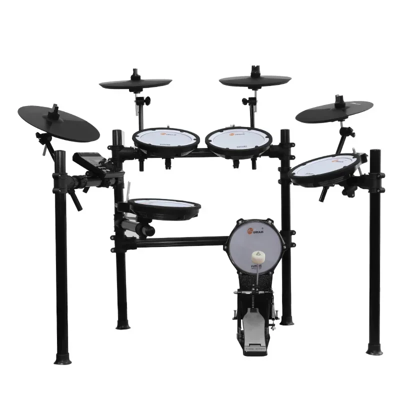 New Five Drums Three/Four Cymbals Professional  Mesh Head Electronic Drum Set